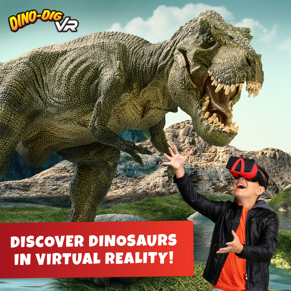Virtual Reality Dinosaur Exploration Kit - DINO DIG VR