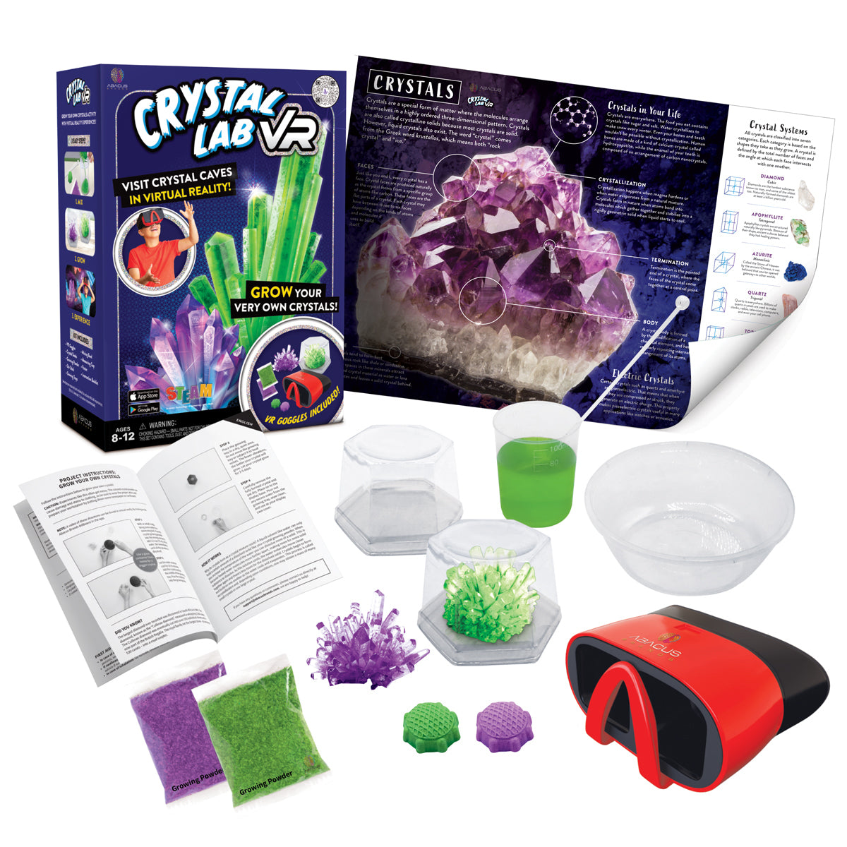 Virtual Reality Crystal Growing Kit - CRYSTAL LAB VR