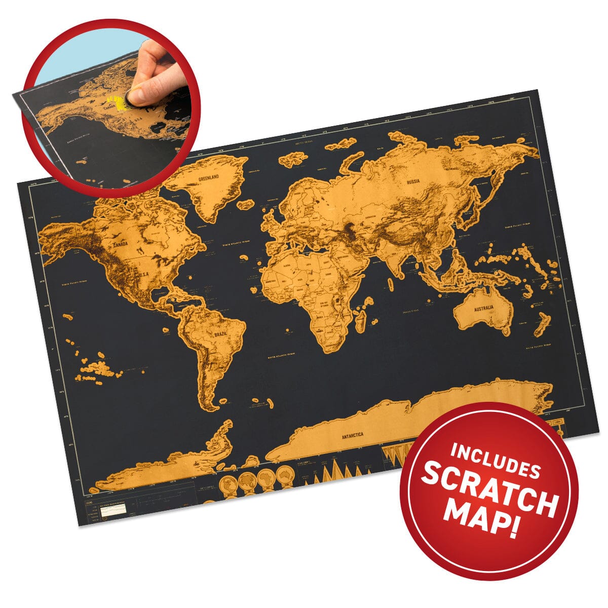 Deluxe Virtual Reality Gift Set - World Atlas! Abacus Brands | Virtual Reality Educational Toys and Science Kits for Kids 